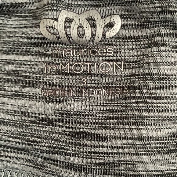 Maurices in Motion Women’s Pants Athletic Yoga Gray Leggings Size 3 - Picture 8 of 10